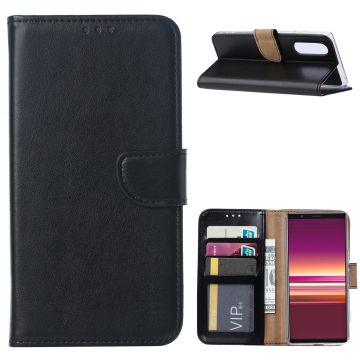Sony Xperia 5 Portemonnee hoesje - Zwart