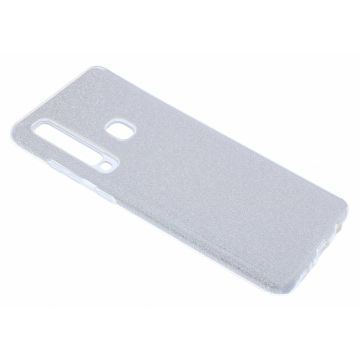 Samsung Galaxy A9 (2018) Zilver Glitter TPU Back Cover Hoesje