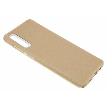 Samsung Galaxy A50s/A30s Glitter TPU Back Cover Hoesje - Goud