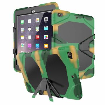 Hoes geschikt voor Apple iPad 9.7 (2018-2017) Extreme Armor hoes - Camouflage