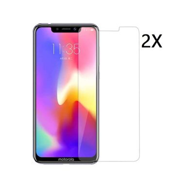 Ntech 2Pack Motorola One - Screenprotector Tempered glass Beschermglas