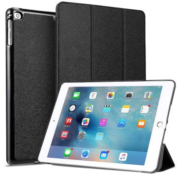 iPad Hoes 2017 - iPad 2018 Hoes Zwart - iPad 9 7 inch hoes - iPad Hoes 2018 - iPad 2017 hoes - ipad hoes 6e generatie - iPad 2017 hoesje smart cover Trifold - Ntech