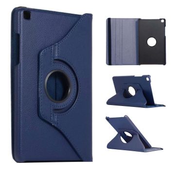 Ntech Samsung Galaxy Tab A 8.0 (2019) Draaibaar Hoesje - Donker Blauw