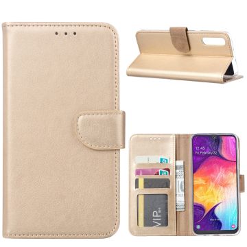 Portemonnee hoesje voor Samsung Galaxy A50s/A30s - Goud