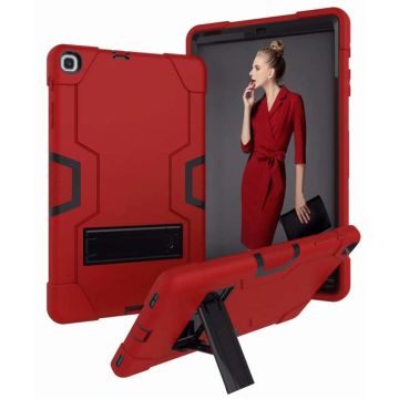 Ntech Armor Kickstand Hoesje Samsung Galaxy Tab A 10.1 (2019) - Rood