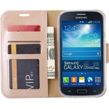 Samsung Galaxy A5 2017 Portemonnee hoesje Book case Goud