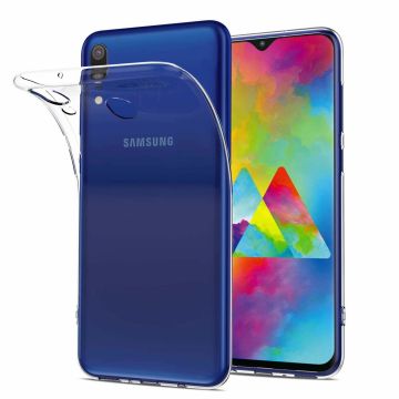Ntech Samsung Galaxy M30 TPU Back hoesje - Transparant
