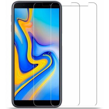 2X/2Pack Samsung Galaxy J6+ (Plus) 2018 Beschermglas Screenprotector / Tempered Glass Screen