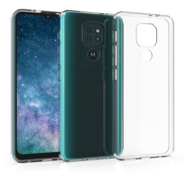 Motorola Moto G9 / G9 Play / Moto E7 Plus hoesje siliconen case - clear TPU back cover