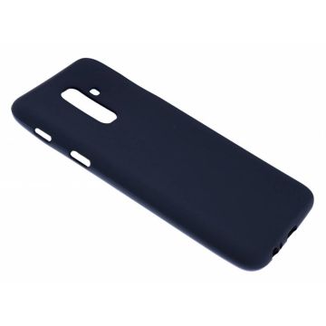 Samsung Galaxy A6 (2018) Case Zwart TPU Hoesje Matte Finish Slim Profile