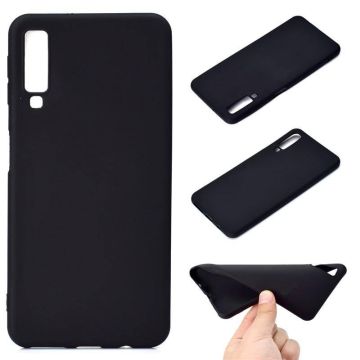 Samsung Galaxy A7 (2018) Zwart TPU Back Cover Hoesje