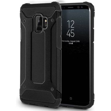 Samsung Galaxy S9+ (Plus) Zwart Heavy Duty Protection Hoesje
