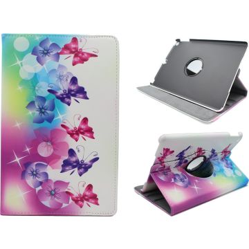 Samsung Galaxy Tab A 10.1 (2019) Vlinders Print draaibare Hoes Ntech