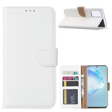 Samsung Galaxy S20 Plus Boek hoesje met Pasjeshouder - Wit
