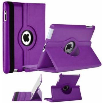 iPad 2 / 3 / 4 Case 360 graden draaibare beschermhoes cover - Paars