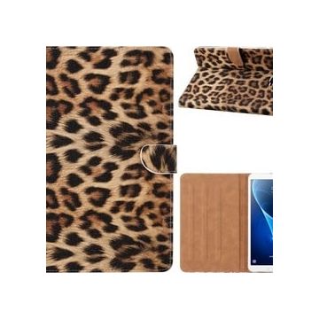 Samsung Galaxy Tab A7 Hoes - 10.4 inch -(2020/2022) - Luipaard Design Booktype Kunstleer