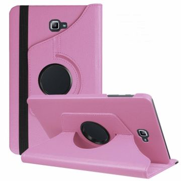 Samsung Galaxy Tab A 10,1 SM T580 / T585 Tablet Case met 360° draaistand cover hoesje - Licht Roze