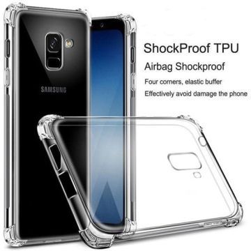 Samsung Galaxy A6 (2018) transparant case Shockproof hoesje (verstevigde randen)