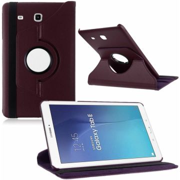 Tablet hoesje 360ﾰ draaibaar voor Samsung Galaxy Tab E 9,6 inch Tab E T560 / T561 - Paars