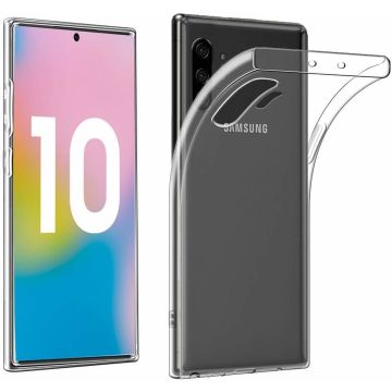 Ntech Back Cover Hoesje - Samsung Galaxy Note 10 PlusTransparant