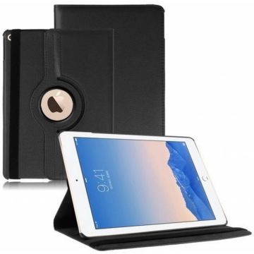 iPad Air 2 hoesje Multi-stand Case 360 graden draaibare Beschermhoes Zwart