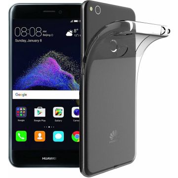 Huawei P8 Lite 2017 case, Silicone TPU Crystal Clear Soft Protective Rubber TPU Cover hoesje
