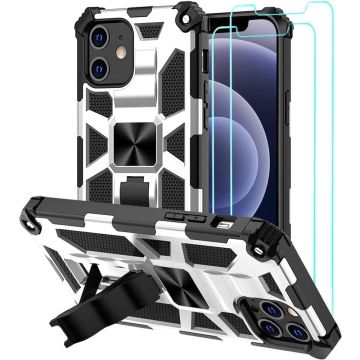 Anti-Scratch Shockproof Zilver - 2 Pack Screenprotector