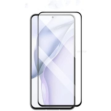 Huawei P50 Pro Screenprotector Glas - Screenprotector Huawei P50 Pro Beschermglas Gehard Full Screen Cover- Zwart