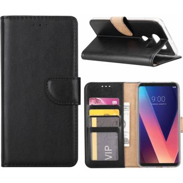 LG V30 Portemonnee hoesje / booktype case Zwart