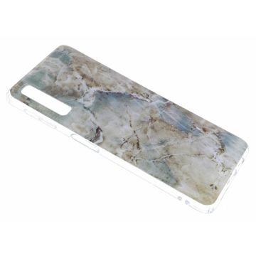 Samsung Galaxy A50s/A30s Marmor Design Back Cover Hoesje - Bruin kleur