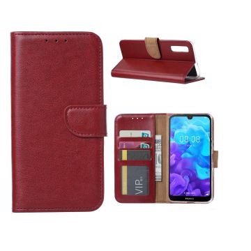 Huawei Y5 (2019) Portemonnee Hoesje / Book Case - Bordeaux Ntech