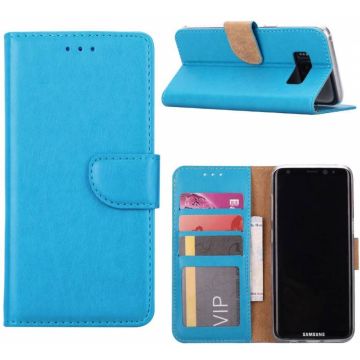 Samsung Galaxy S6 Portmeonnee hoesje / booktype case Blauw