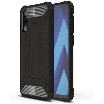 Samsung Galaxy A50 Hoesje - Armor Hybrid - Zwart