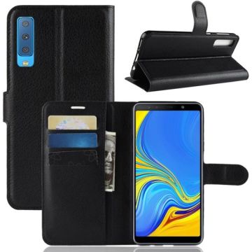Book Case Samsung Galaxy A7 (2018) Hoesje - Zwart