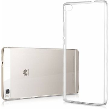 Huawei Ascend P8 Ultra thin Siliconen Gel TPU Hoesje / Case/ Cover Transparant Naked Skin