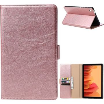 Samsung Tab S6 lite Hoes Premium Luxe Leren Bookcase Rose Goud - Samsung Galaxy S6 lite hoes Boekmodel - Samsung S6 lite hoesje - Samsung Tab S6 lite hoesje
