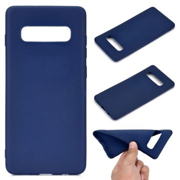 Ntech Samsung Galaxy S10e Blauw TPU Back Cover Hoesje