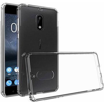 Nokia 6 Transparante TPU Ultra Dunne Hoesje