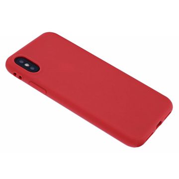 iPhone X / Xs Soft Premium TPU Back cover siliconen Hoesje Rood