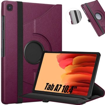 Samsung Galaxy Tab A7 10.4 Hoes bookcase - (2020/2022) - 360 draaibare - Paars
