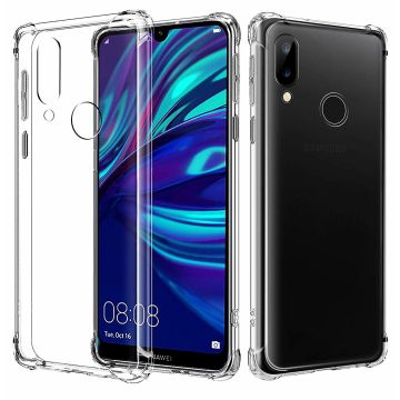 Ntech Huawei Y7 (2019) Transparant Anti Shock Back hoesje