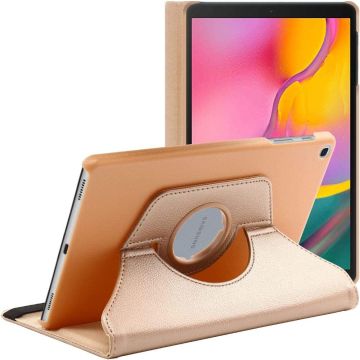 Samsung Galaxy Tab A7 Hoes - 10.4 inch - (2020/2022) - bookcase draaibaar - Goud