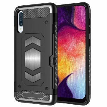 Luxe Armor Hoesje - Samsung Galaxy A50s/A30s - Zwart