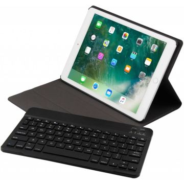 Zwart Magnetically Detachable / Wireless Bluetooth Keyboard hoesje met toetsenbord voor Apple iPad (2018) / Air 1 / 2 / iPad Pro 9.7 inch / iPad 2017