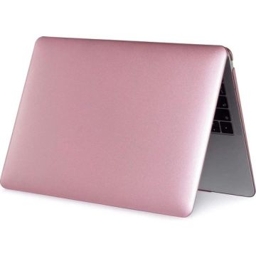 Macbook Case voor Macbook Pro 13 inch (2020) A2289/A2251 - Laptop Cover - Metallic Rose Pink