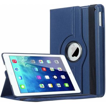 Apple iPad Air 2 (iP6) Case met 360ﾰ draaistand hoesje met Stand Donker Blauw