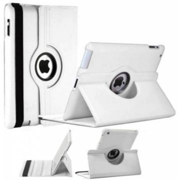 iPad 2 / 3 / 4 Case 360 graden draaibare beschermhoes cover - Wit
