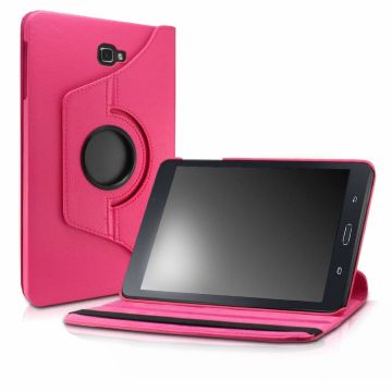 - Samsung Galaxy Tab A 10,1 SM T580 / T585 Tablet Case met 360° draaistand cover hoesje - Pink / Roze