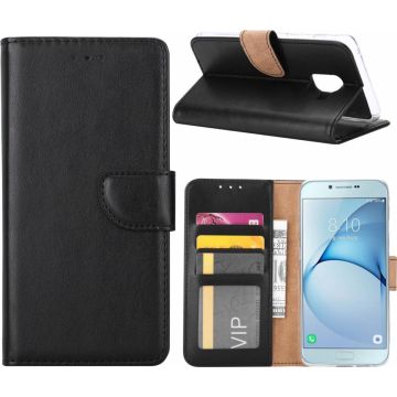 Samsung Galaxy A8 (2018) Portmeonnee hoesje / book style case Zwart