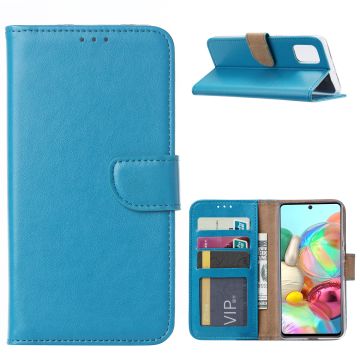 Samsung Galaxy A71 Portemonnee / Boek hoesje - Turquoise